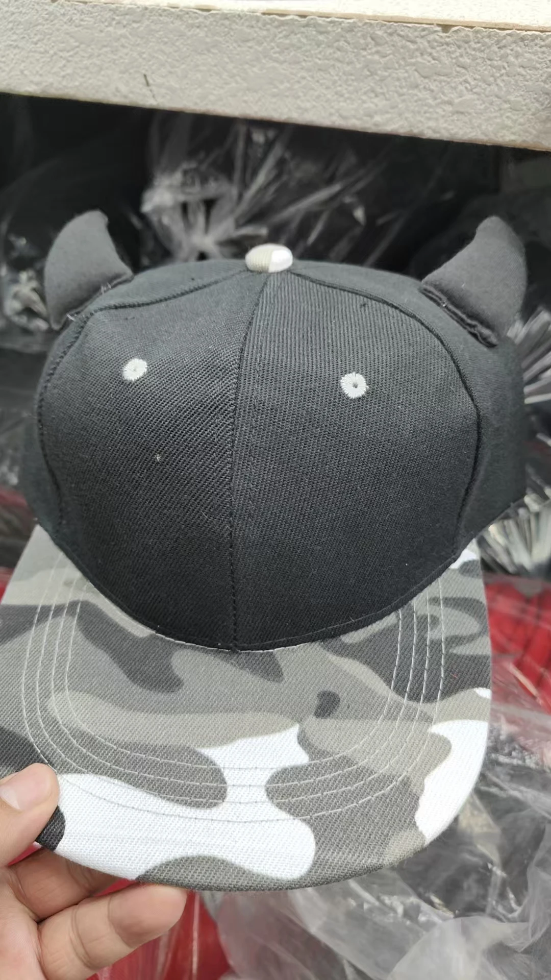 Neue Unisex Hörner Snapback Hip-Hop Hüte Frühling und Herbst Outdoor Einstellbare Casual Baseball Caps Sonnenschutz Hut – Detail 18