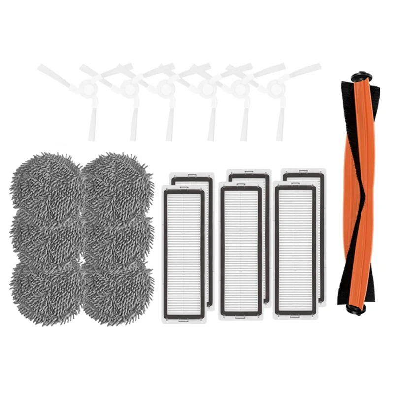 19 pezzi di ricambio per XiaoMi Mijia Pro STYTJ06ZHM Robot aspirapolvere autopulente filtro mop spazzola laterale principale