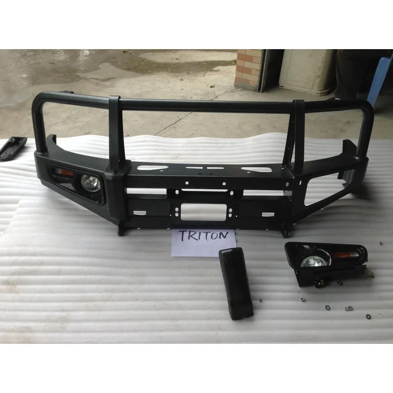 Factory SaleFactory Hot Sale Bull Bar Prado With Lamp And Stone Guard 2