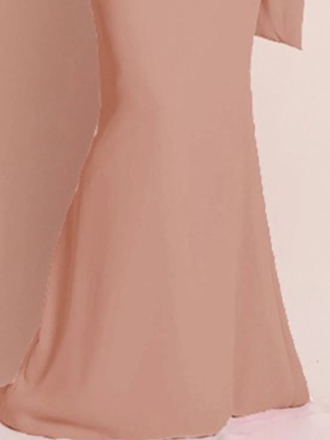Elegante mouwloze one-shoulder stretchstof vloerlengte schede moeder van de bruidjurk met lint 2025, gratis op maat