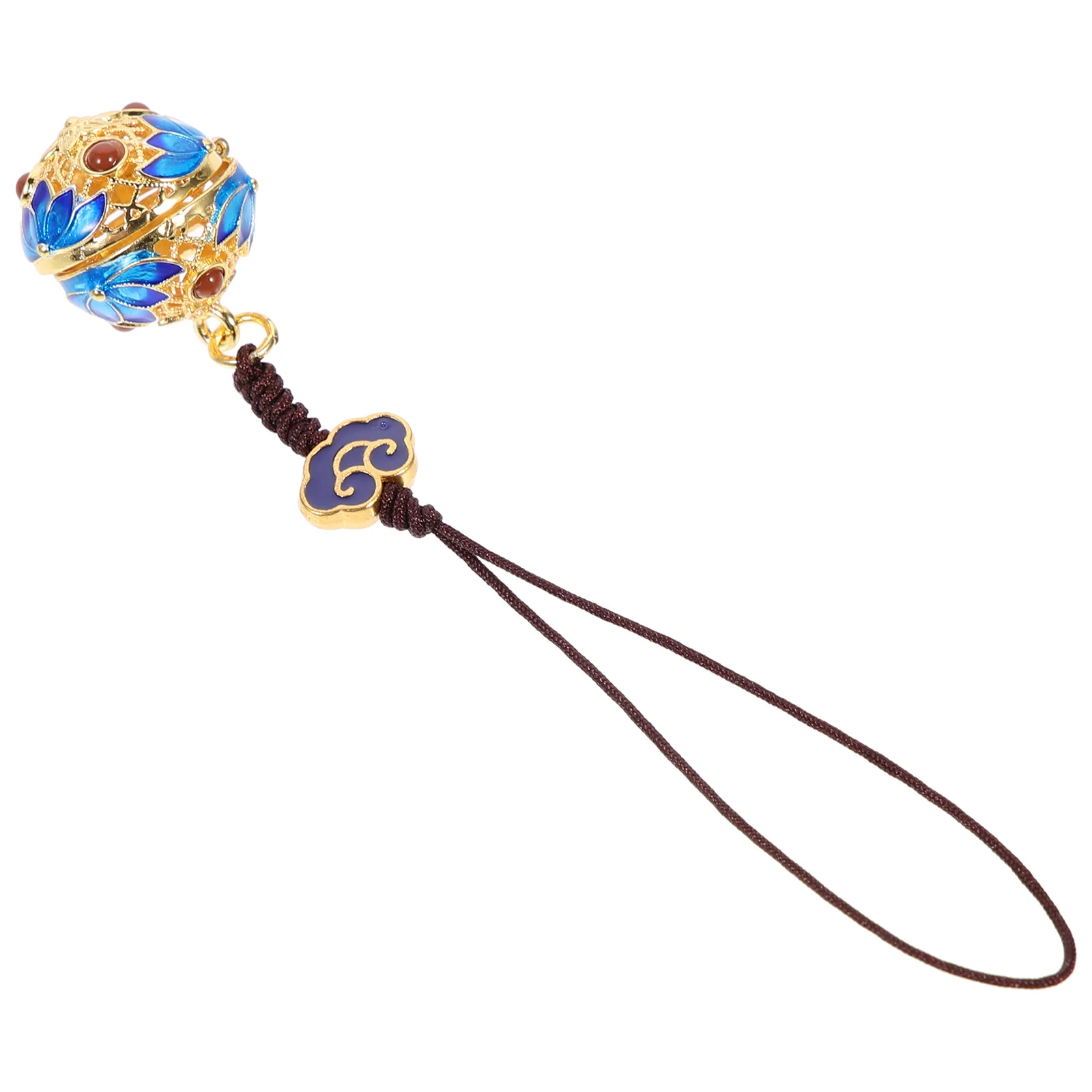 

Sachet Balls Hollowed Pendant Keychain Accessory Stylish Look Exquisite Workmanship Eye-Catching Decor Keychain Hanging Pendant