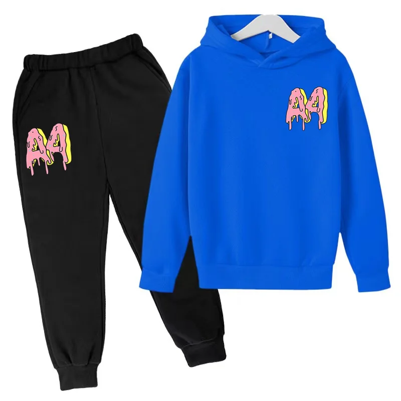 

Children's hoodie set Printed sweatshirt Fashion casual suit Boys Girls pullover Outdoorcasual fashion sports charming top pants