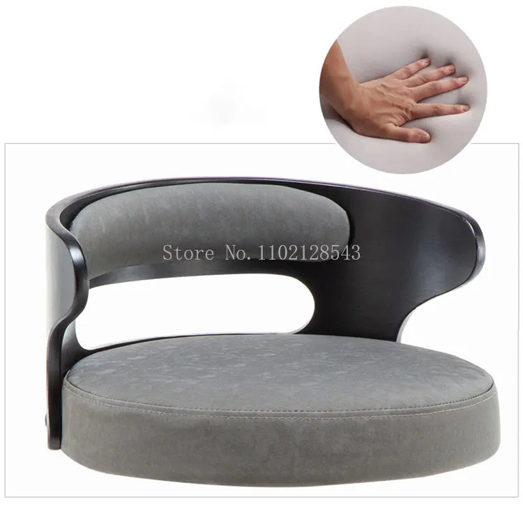 Leather Bar Chair Modern Kitchen Furniture Backrest High Bar Stool European Pub Rotating Lifting Barstool bancos para bar