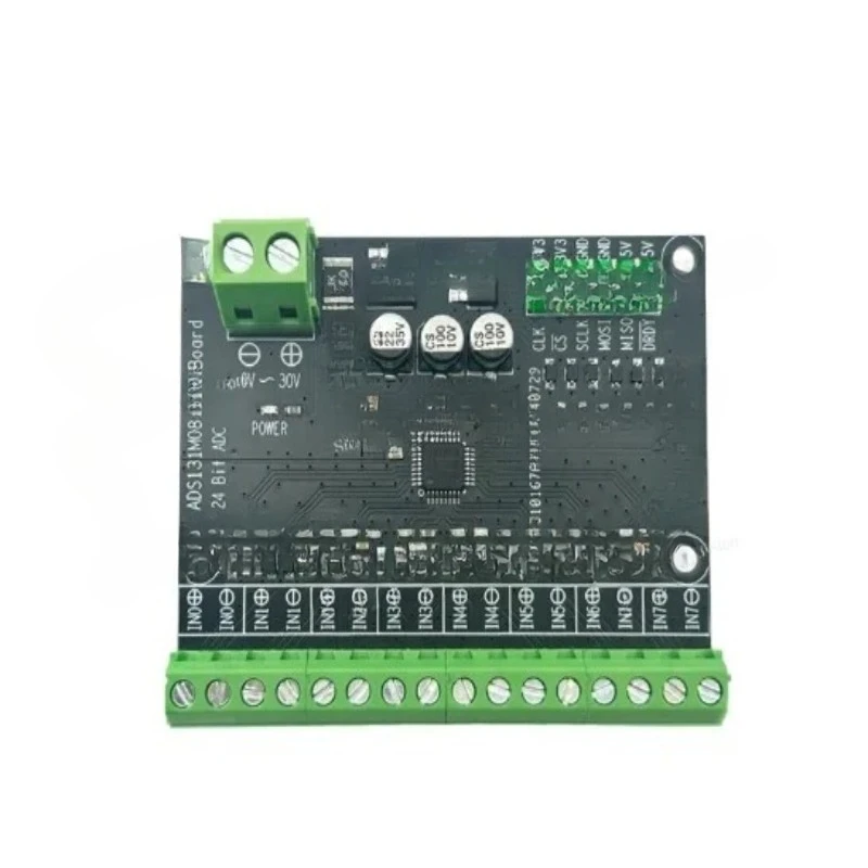 ADS131M08 module 24-bit high-precision ADC module, 8-channel differential input