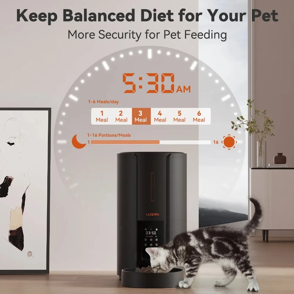 

Feeding and Water Drinker Dogs Programmable Automatic Cat and Dog Pet Feeder Holds 7.5 Pounds Dog Food Dispenser Feeders Home