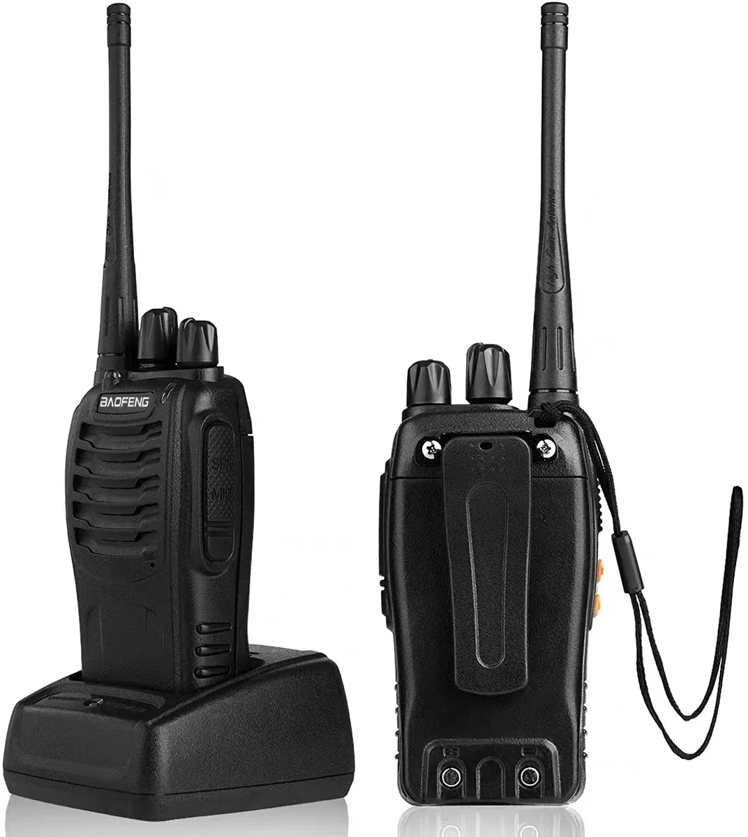 

2PCS Baofeng Walkie-talkie 888S Dual Band Ham Radio Transceiver UHF 400-470 MHz for Factory Warehouse Earphone Walkie Talkie