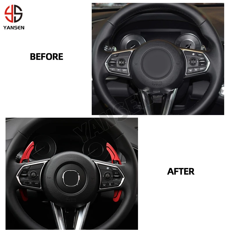 For Honda Acura Odyssey MDX Spirior Steering Wheel Shifter Paddle Shift Extension DSG Sticker Interior Accessories