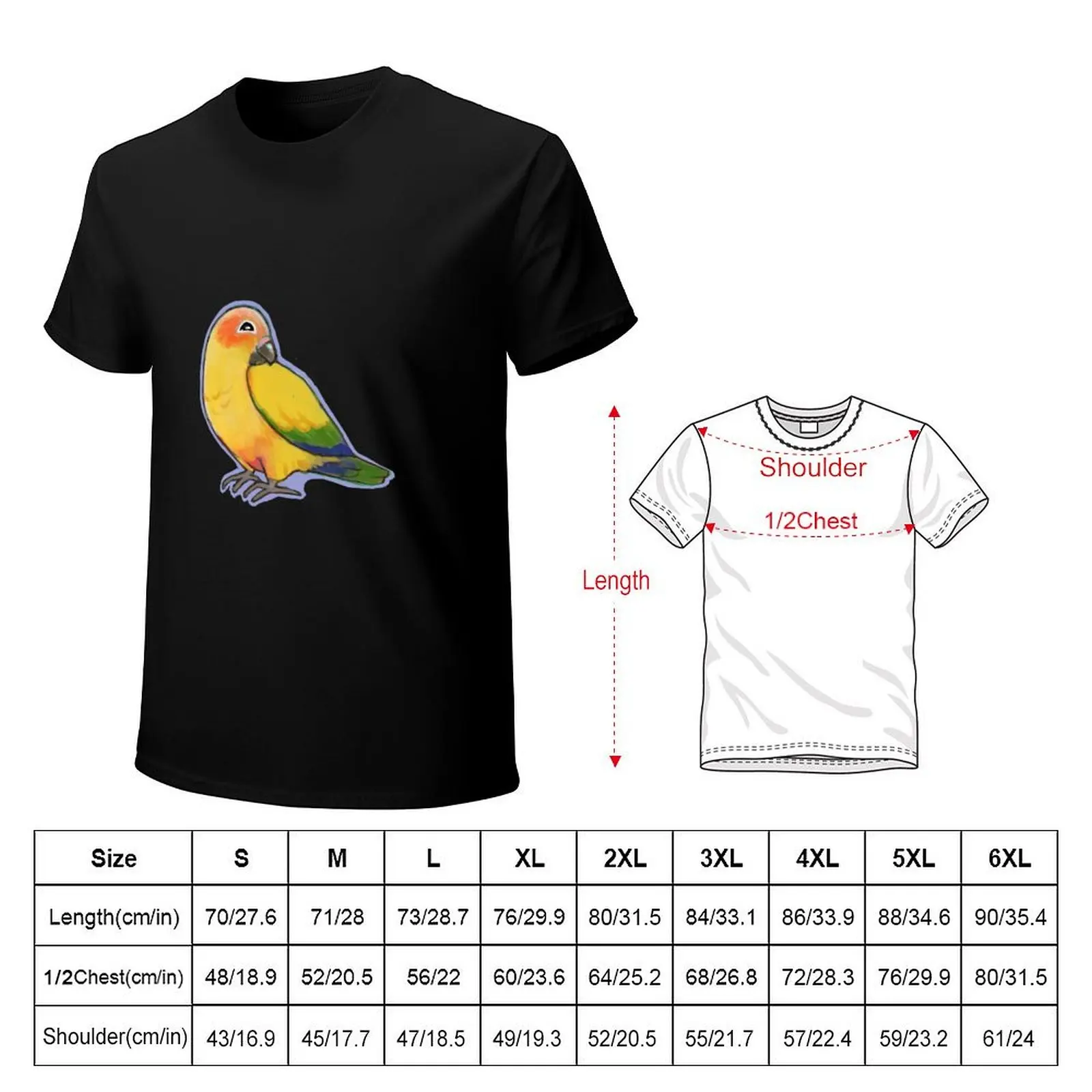 Sun Conure T-Shirt Labor Work Casual T-Shirt