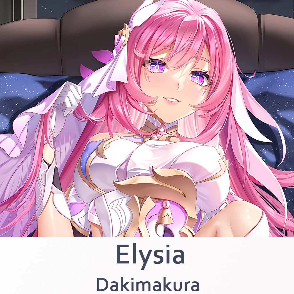 Honkai Impact 3rd Elysia Dakimakura funda de almohada corporal, Anime Otaku, funda de cojín, regalos de navidad
