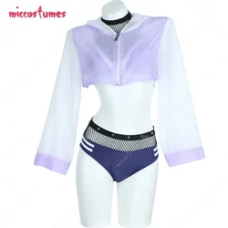 Women Swimsuit Sexy Bikini Set Halter Mesh Top and Shorts Two Piece Bathing Suit and Jacket
