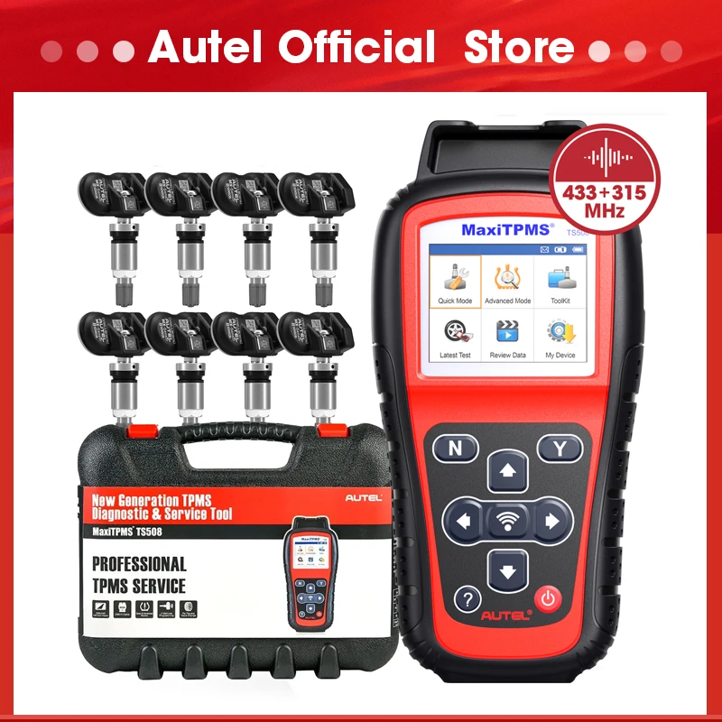 

Autel MaxiTPMS TS508K Diagnostics Tool TPMS Sensor Programmer OBD 315 433MHZ Sensor Tire Pressure Diagnostic Tire Repair Tools