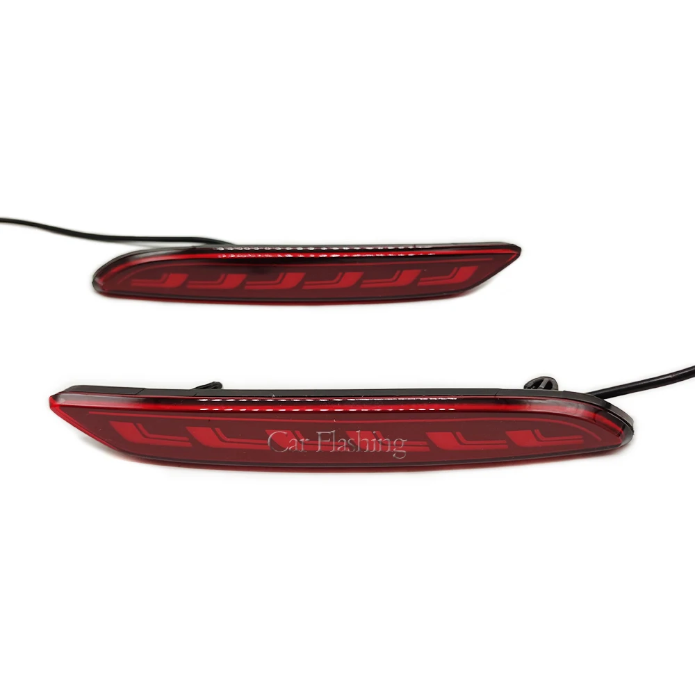 Car Led Rear Bumper Reflector light For Chevrolet Cavalier 2019 2020 2021 2022 2023  Flowing Turn Signal Braking Driving Lamp