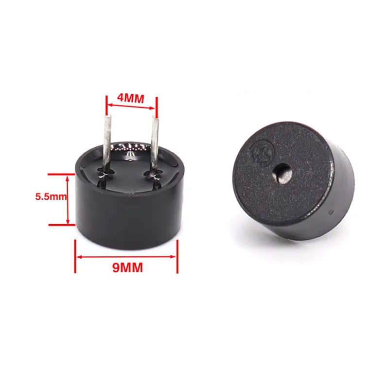 100PCS 0905 0955 Passive Buzzer 9×5.5mm 5.5Ω 16Ω 42Ω 3V 5V Mini Electromagnetic Sounder