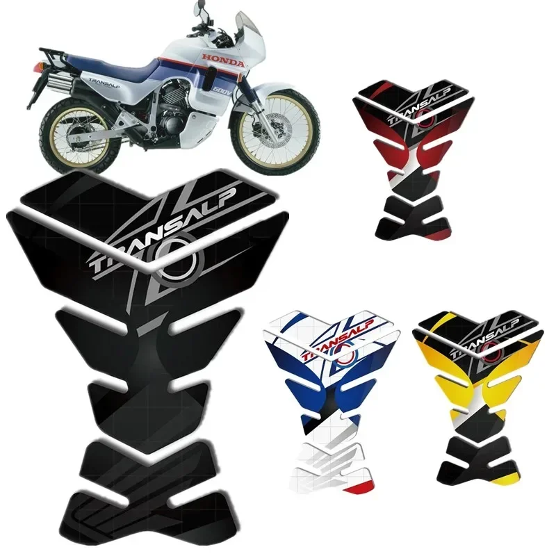 FOR Motorcycle Tank Pad Protector 3D Gel Sticker Decal -1 HONDA TRANSALP 600 650 XL650V XL750