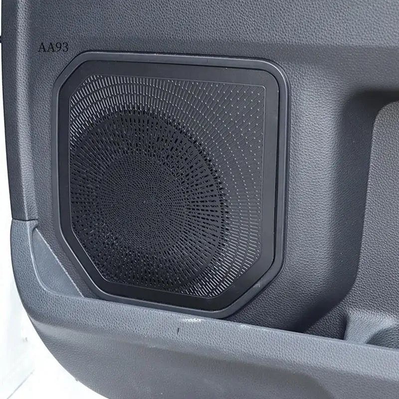 

AA-6 PCS Car Inner Door Speaker Horn Cover Trim Kit Stainless Steel Automotive Supplies For Toyota Sequoia 2022 2023,Balc