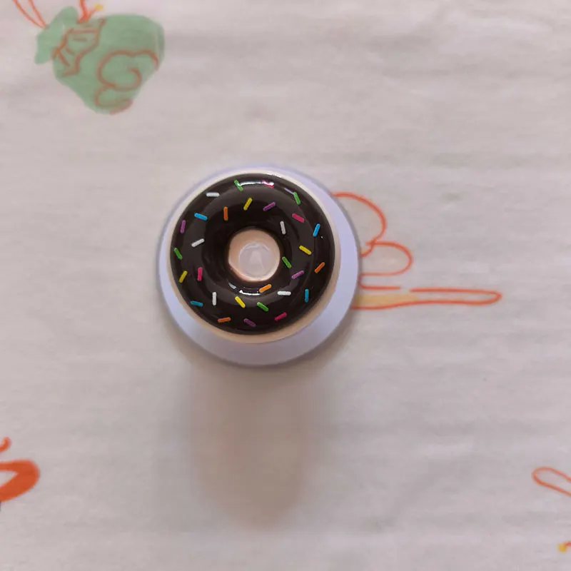 สําหรับ Magsafe แม่เหล็กน่ารักการ์ตูน 3D Donut Candy Griptok ฝาครอบยึดน่ารักสีสัน Universal ขาตั้งโทรศัพท์สนับสนุน Caqa