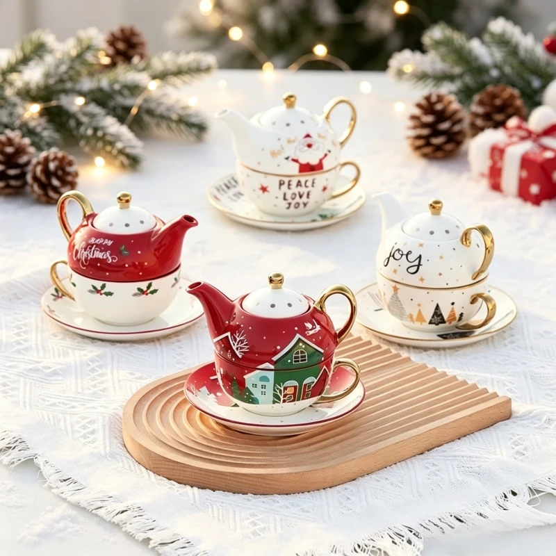 Home Bar Set - Western Christmas Party Coffee Tea Set