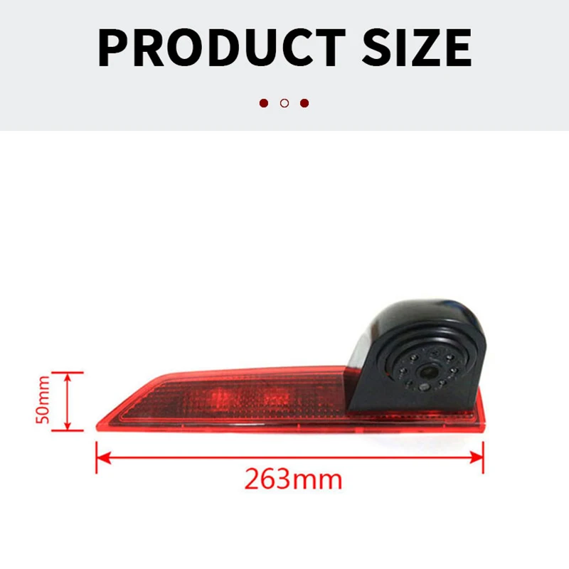 AHD Car Brake Light Rear View Reverse Camera For Ford Transit Custom 2012-2015 Waterproof Night Vision Backup Camera