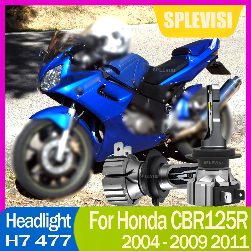 

Durable for Rough Road Conditions​ Plug-and-Play 3-Year Warranty LED H7 motorcycle Headlight For Honda CBR125R 2004-2009 2011