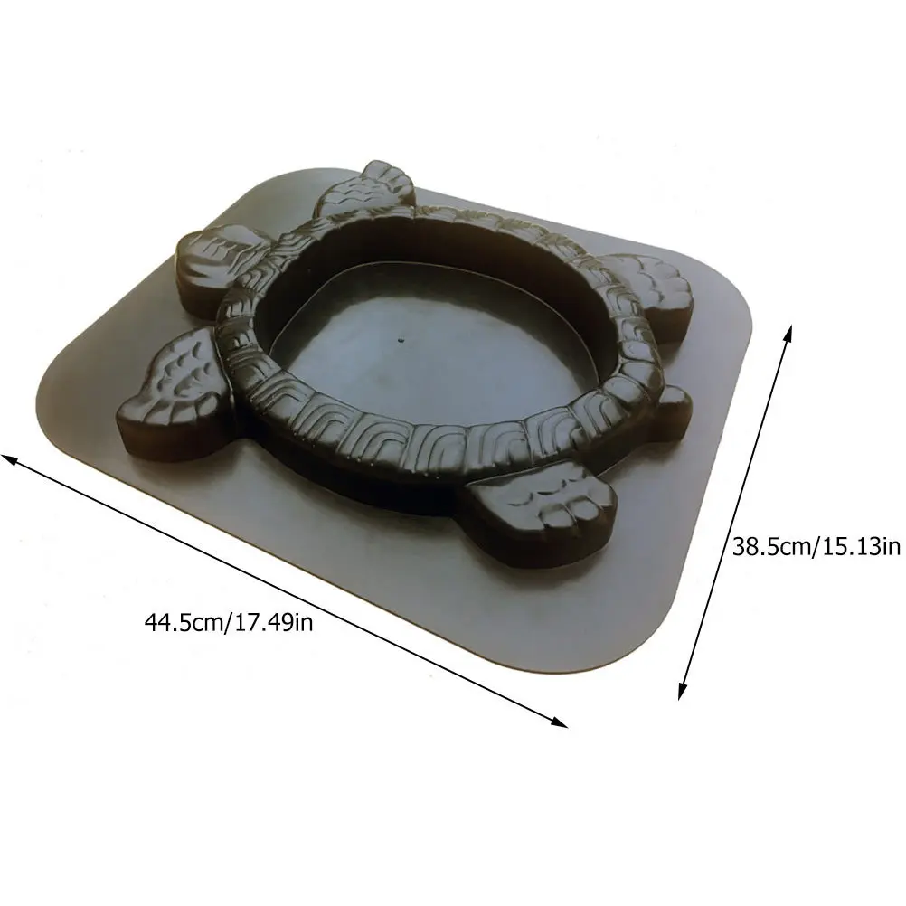 Molde de telha de piso de cimento em forma de tartaruga, faça você mesmo, fabricante de caminho, design exclusivo para pavimentação de jardim, moldes decorativos de pedra