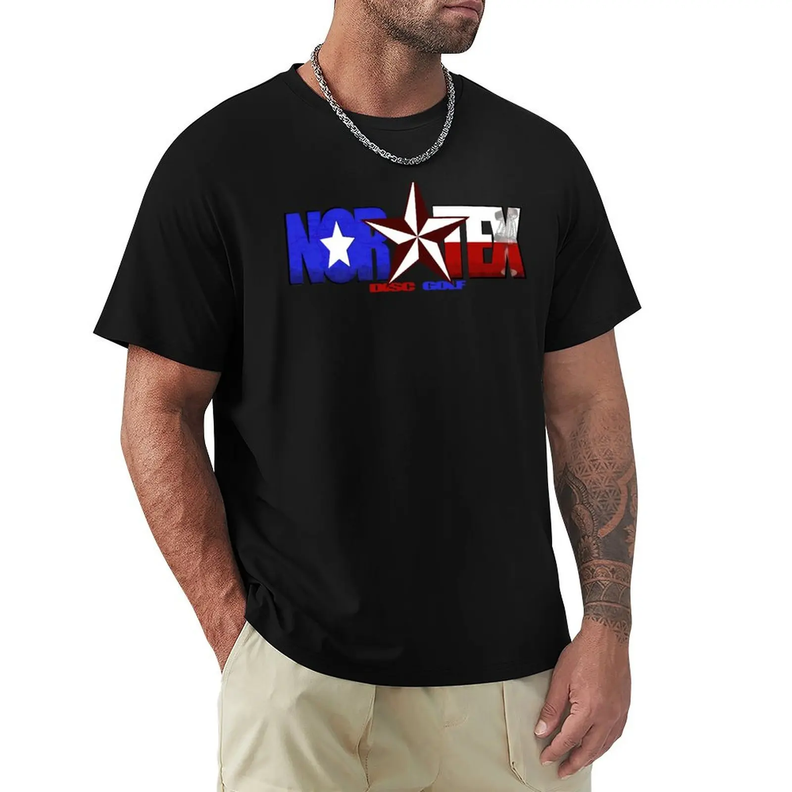 

NORTEX disc Golf T-Shirt customs design your own tops customs mens clothing