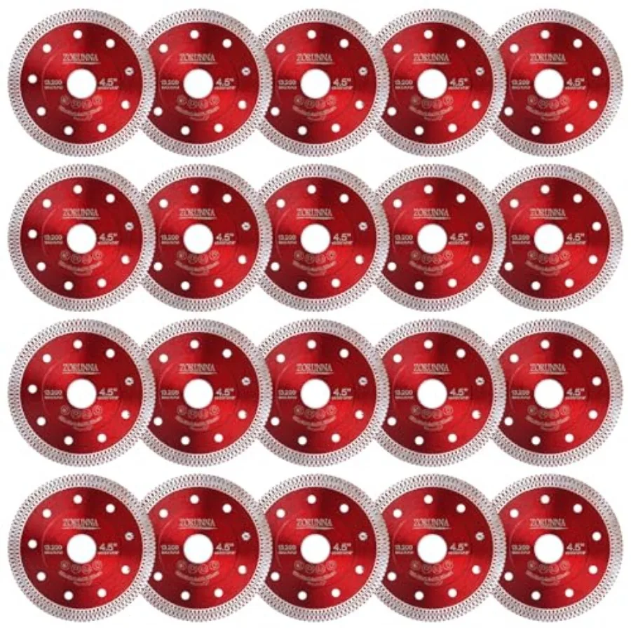 

0 PCS Diamond Saw BladesSuper Thin Diamond Blade for Grinder Tile Blade 4-/" for Chip-Free Cutting Porcelain Ceramic Granite Ma