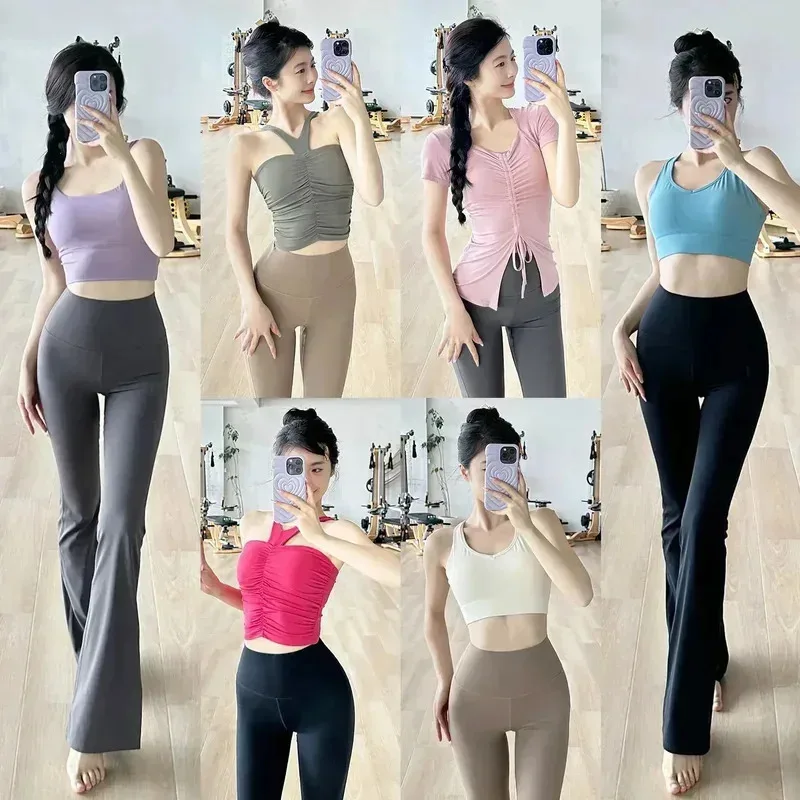 Women Flare Pants Slim High Waist Solid Sexy Shark Flare Pants Fashion Casual Streetwear Elastic Butt Lift Skinny Leggings