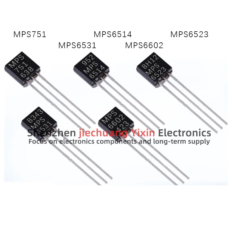 MPS6514 MPS6523 MPS6531 MPS6602 MPS751 TO-92 triodo de conexión directa 10 UDS