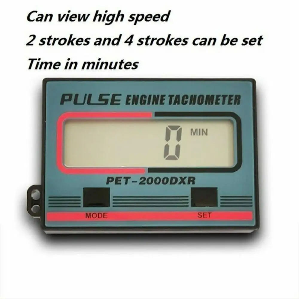 100-30000RPM Gauge Digital Tachometer Tach Hour Meter for ATV Lawn Mower 2/4 Stroke Engine Spark Plugs Motorcycle Accessories - Image 6