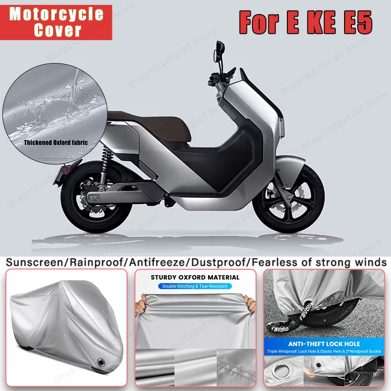 

For E KE E5 No Ear Motorcycle Cover - Outdoor Full Body Protection, Waterproof Dustproof Sunscreen Moto Accessories