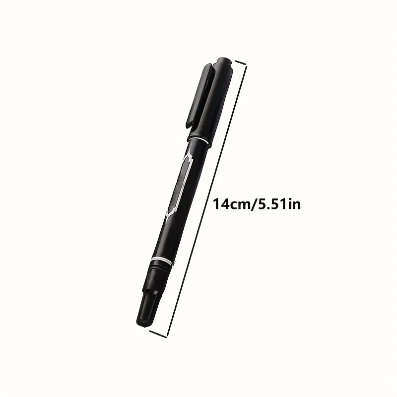 10 قطع من أقلام التحديد السوداء ذات الطرف المزدوج مع قلم مخطط ذو طرف رفيع - ألوان نابضة بالحياة للمكتب والمدرسة ومستلزمات الفن والحرف اليدوية #5