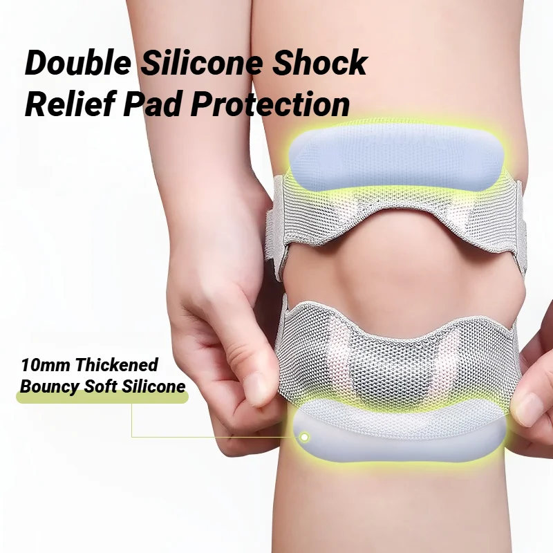 Patella Knee Strap With Ergonomic Silicone Pad For Patellar Tendon Support Adjustable Compression Sports Braces Breathable