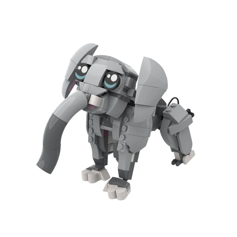 276PCS MOC-238401 Baby Elephant Animals Series Model Building Blocks Bricks Kids Creative Assembly Toy Children Christmas Gift