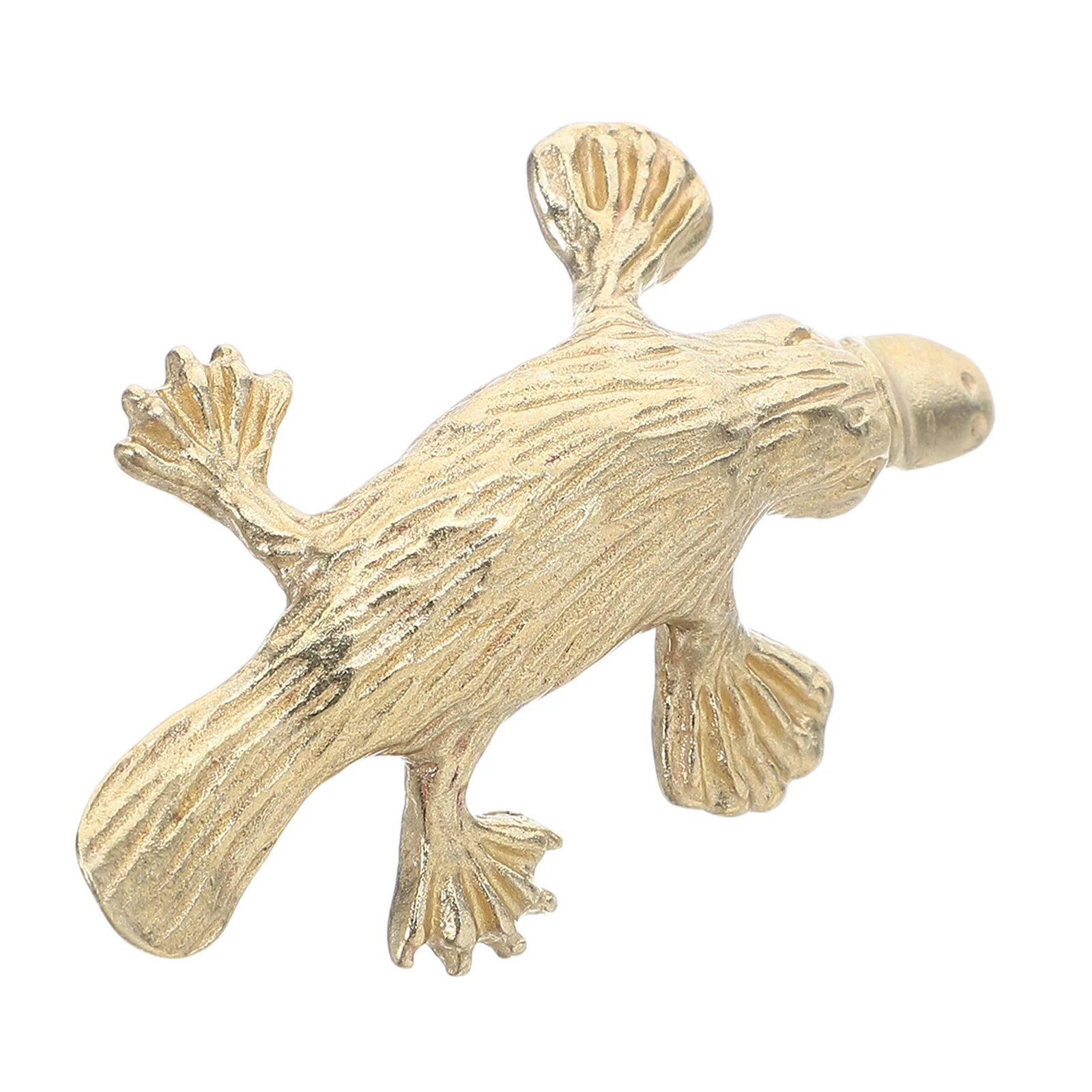 

Duckbill Drawer Pull: Animal Cabinet Handle Brushed Gold Metal Knob For Kitchen Wardrobe Dresser Furniture Hardware Single Hole