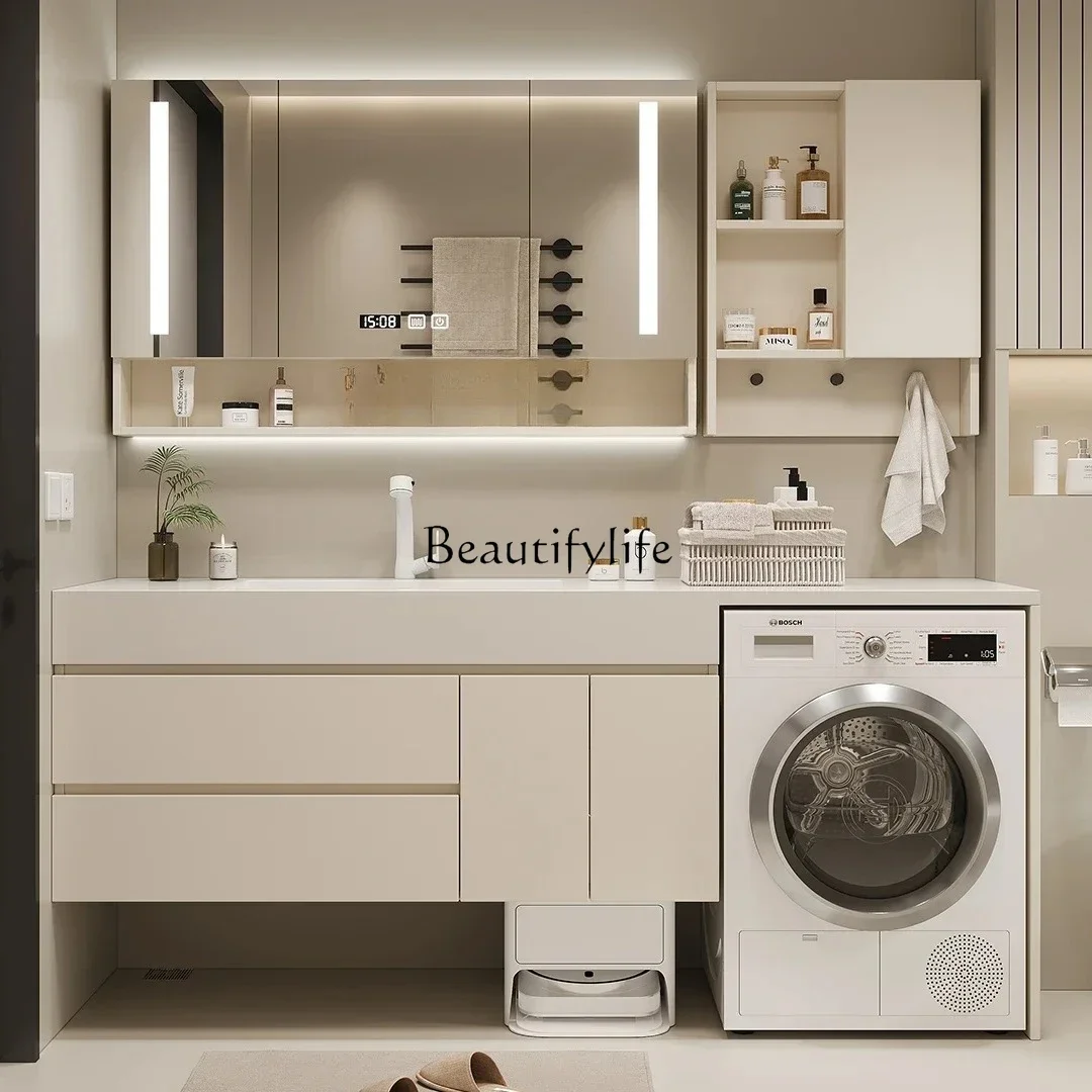 LXbathroom cabinet, washing machine integrated cabinet, integrated basin, washing machine cabinet, face basinSSS