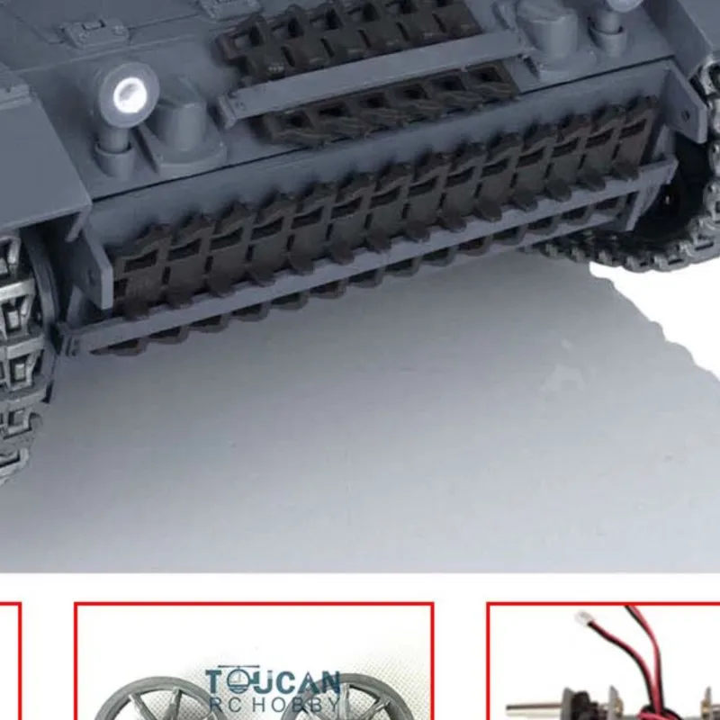 US Stock 1/16 HENG LONG 7.0 Upgraded Metal Tracks RC Panzer III L RTR Radio Control Tank 3848 Remote Control Car TH17342
