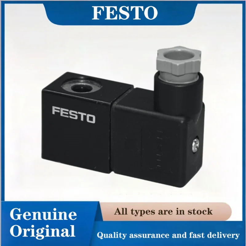 Originele Festo 4540 MSFW-230-50/60 Solenoïdespoel 230V 50/60Hz IP65 3-pins koperwikkeling pneumatische klep vervangende spoel