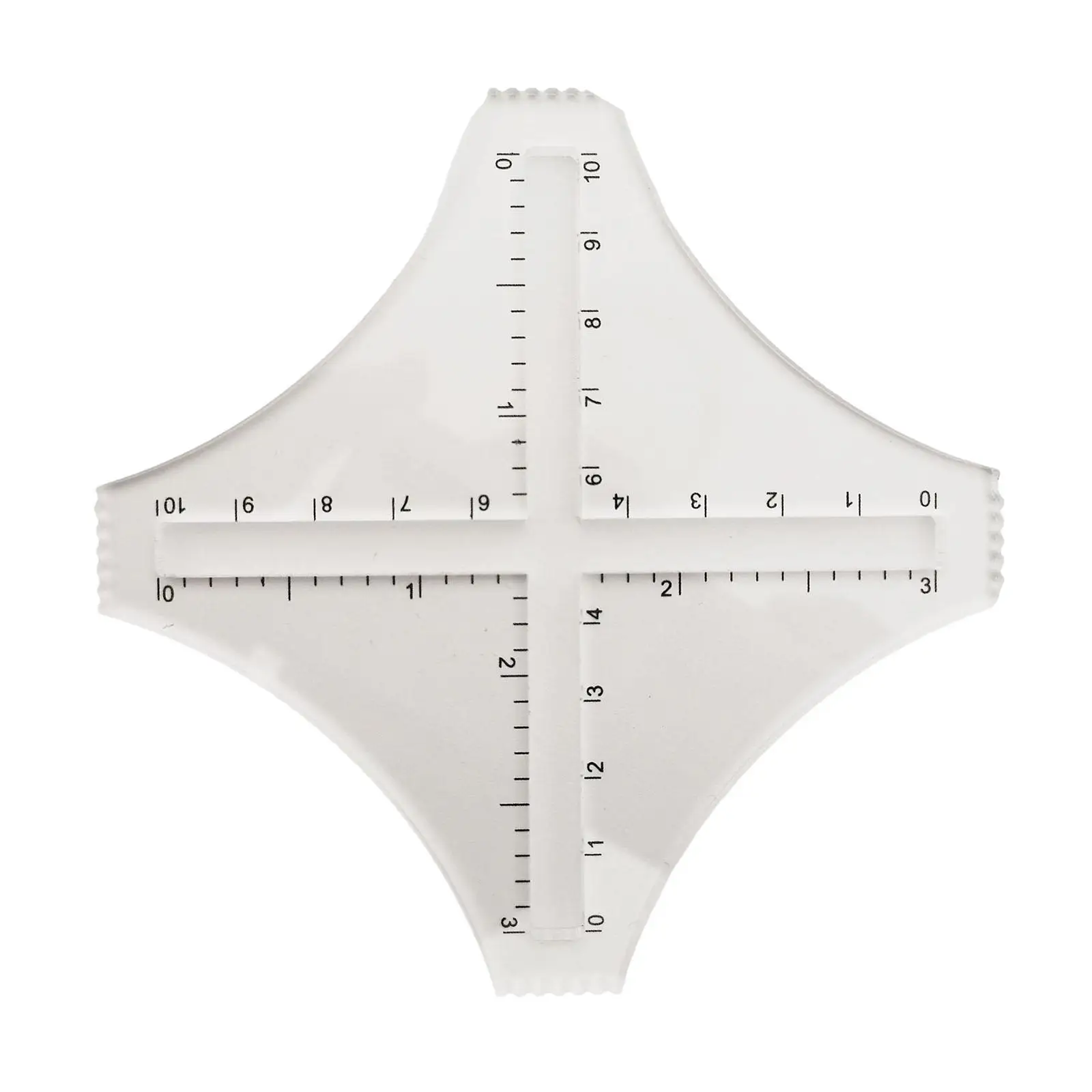 PVC Transparent Density Ruler Sewing Templates Multifunctional Designers Handmade Student Multipurpose Drawing Sewing Ruler