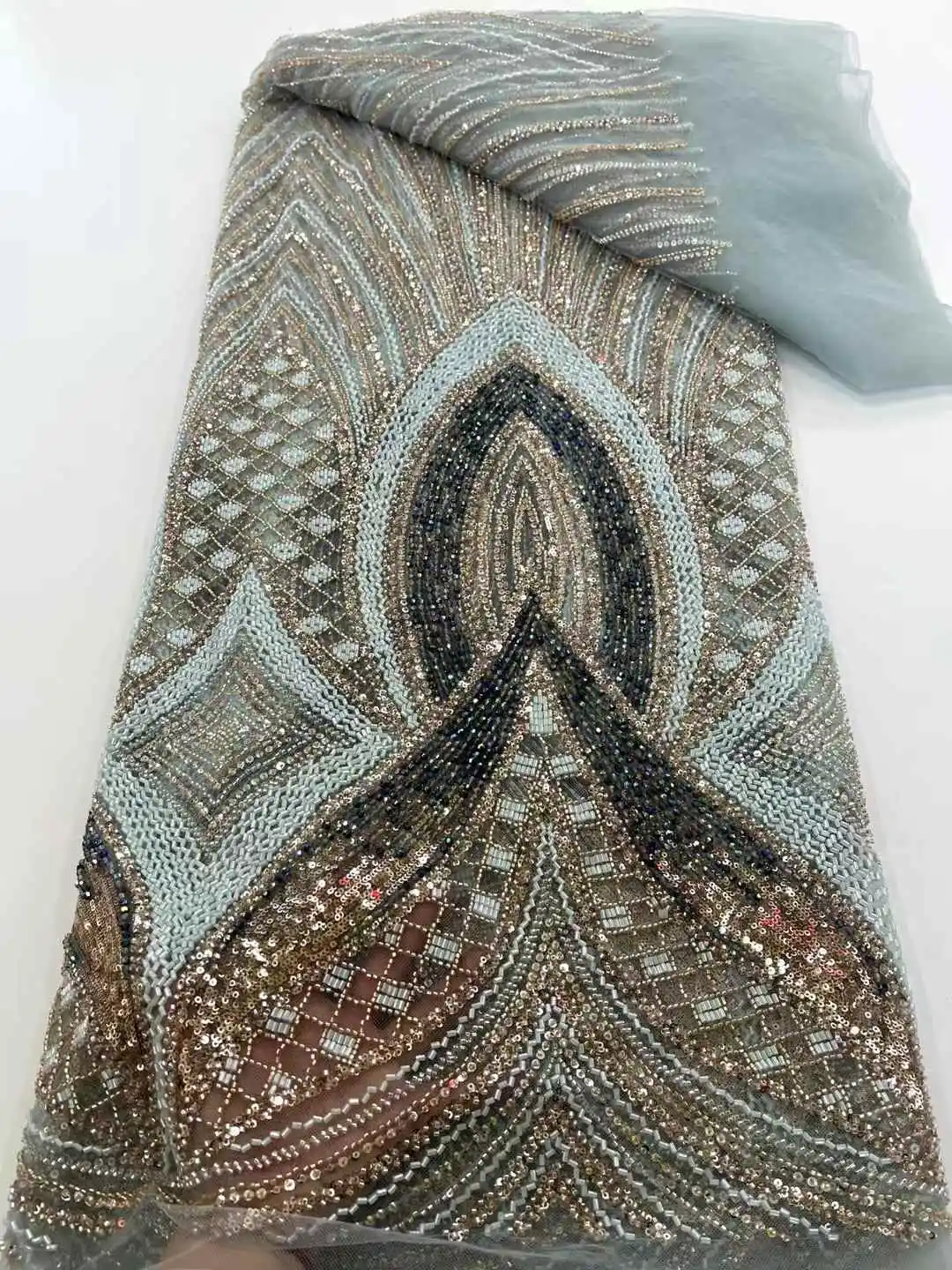 أفريقيا النيجيري مطرز الفرنسية شبكة الدانتيل مع الترتر جودة عالية 2025 التطريز الدانتيل الترتر الدانتيل لفساتين الزفاف النساء