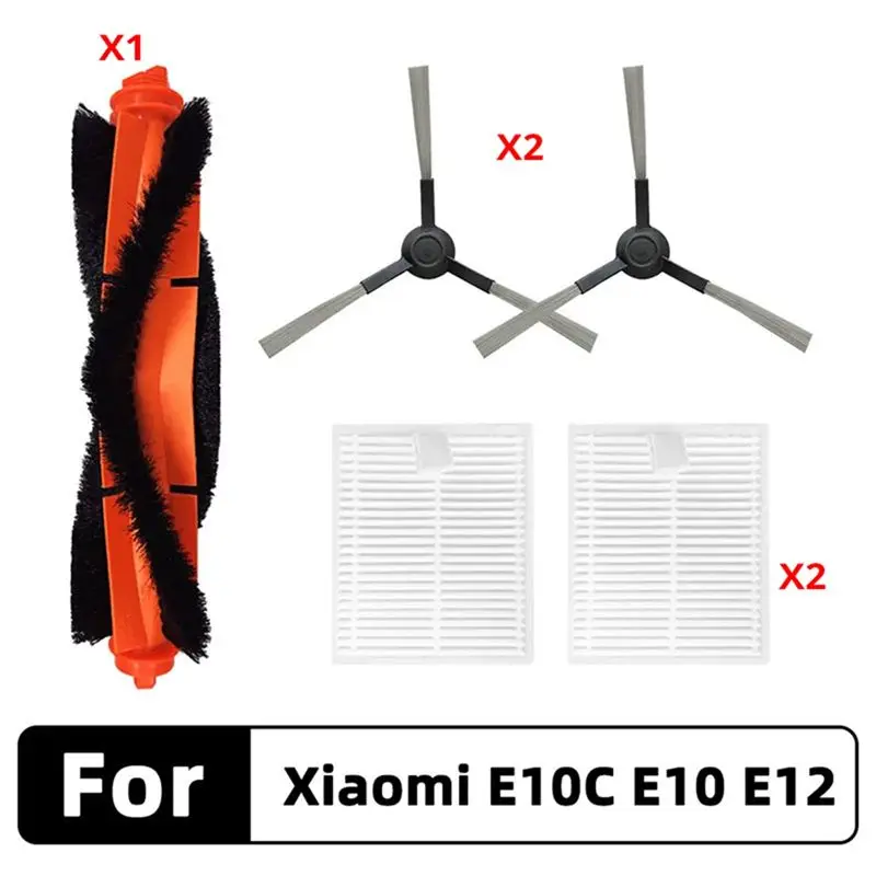 

ABVC Main Side Brush Filter Mop For Xiaomi E10 E10C E12 B112 / 3C Plus C103 Sweeper Replacement Parts