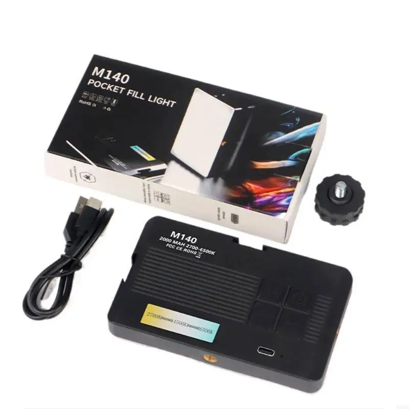 LED 3COLORモードでLEDフィルライトは、旅行ブロガーや日常のセルフィーユーザー向けのコンパクトにLEDビデオライトカメラライトをコンパクトにLEDビデオライトカメラライト