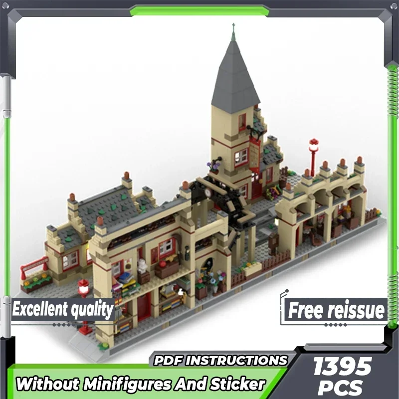 Movie Model Moc Building Bricks Hogsmeader Station Extension Technology Modular Blocks Gifts Christmas Toys DIY Sets Assembly