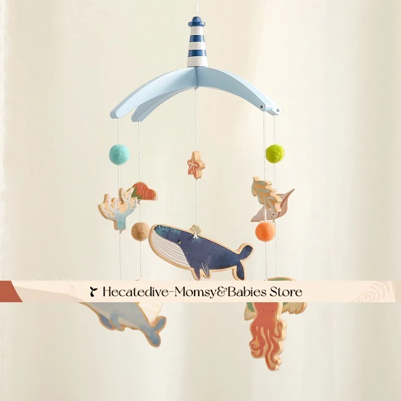 【Must Have】Baby Rattles & Mobiles educational toys Sea Animal mini decorations 0-12months unique toys baby things