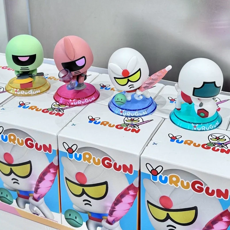 Echte Bandai Yur ien Serie Blind Box Q Version Figur Einhorn Gundam Puppe Modell Trend Spielzeug Ornamente Für Jungen Geburtstag Geschenk