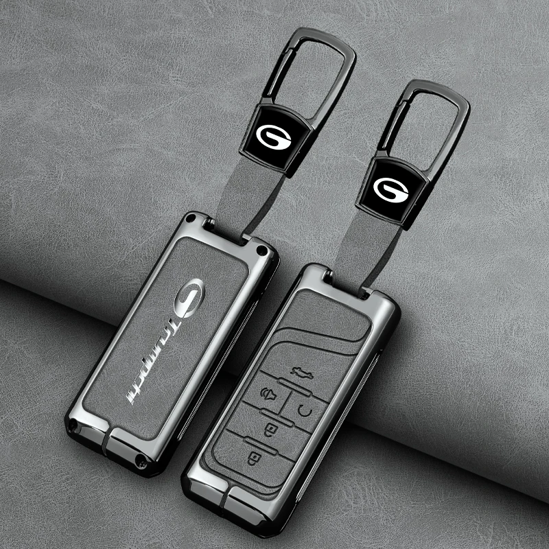 

Zinc Alloy Car Remote Key Case Cover For GAC Trumpchi GS7 GS8 GM8 GS5 GA6 GM6 Key Protect Holder Fob Keychain Accessories