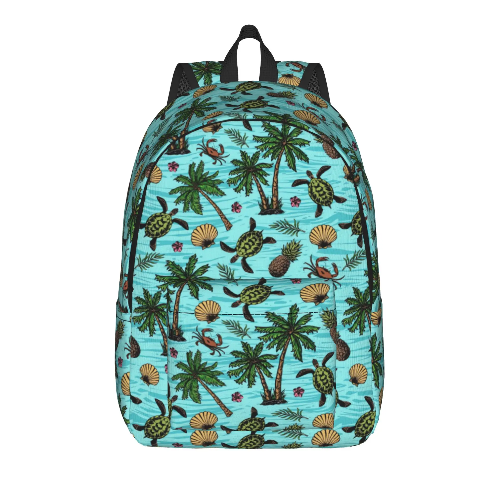 Tropical Vintage Backpack  Outdoor Backpacks Student Unisex Funny School Bags Custom Lightweight Rucksack