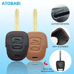 Leather Car Key Case Remote Control Fobs Shell Protector Cover Jacket Auto Accessories For Opel Vauxhall Astra G Zafira Vectra C