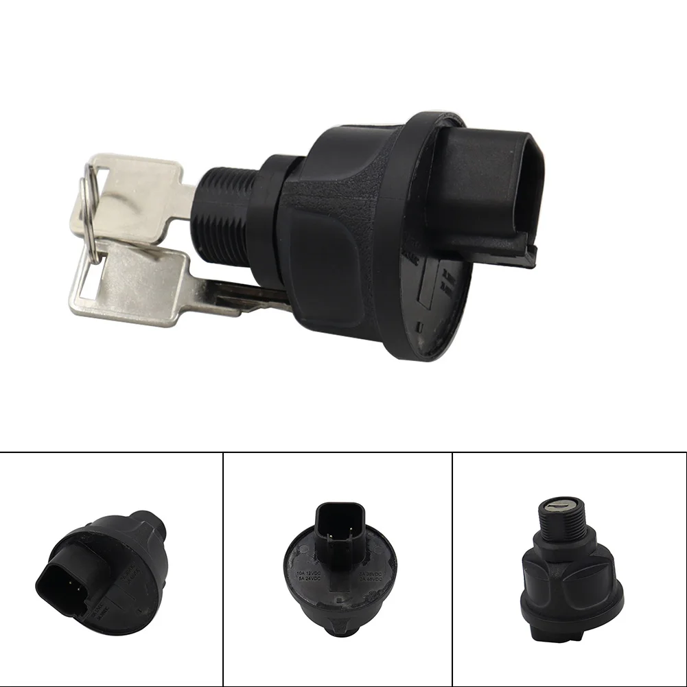 

С 2 ключами, переключатель зажигания из АБС-пластика + металлического сплава для замены телескопических поручней Bobcat, 1 шт., 250 6693241 6693245