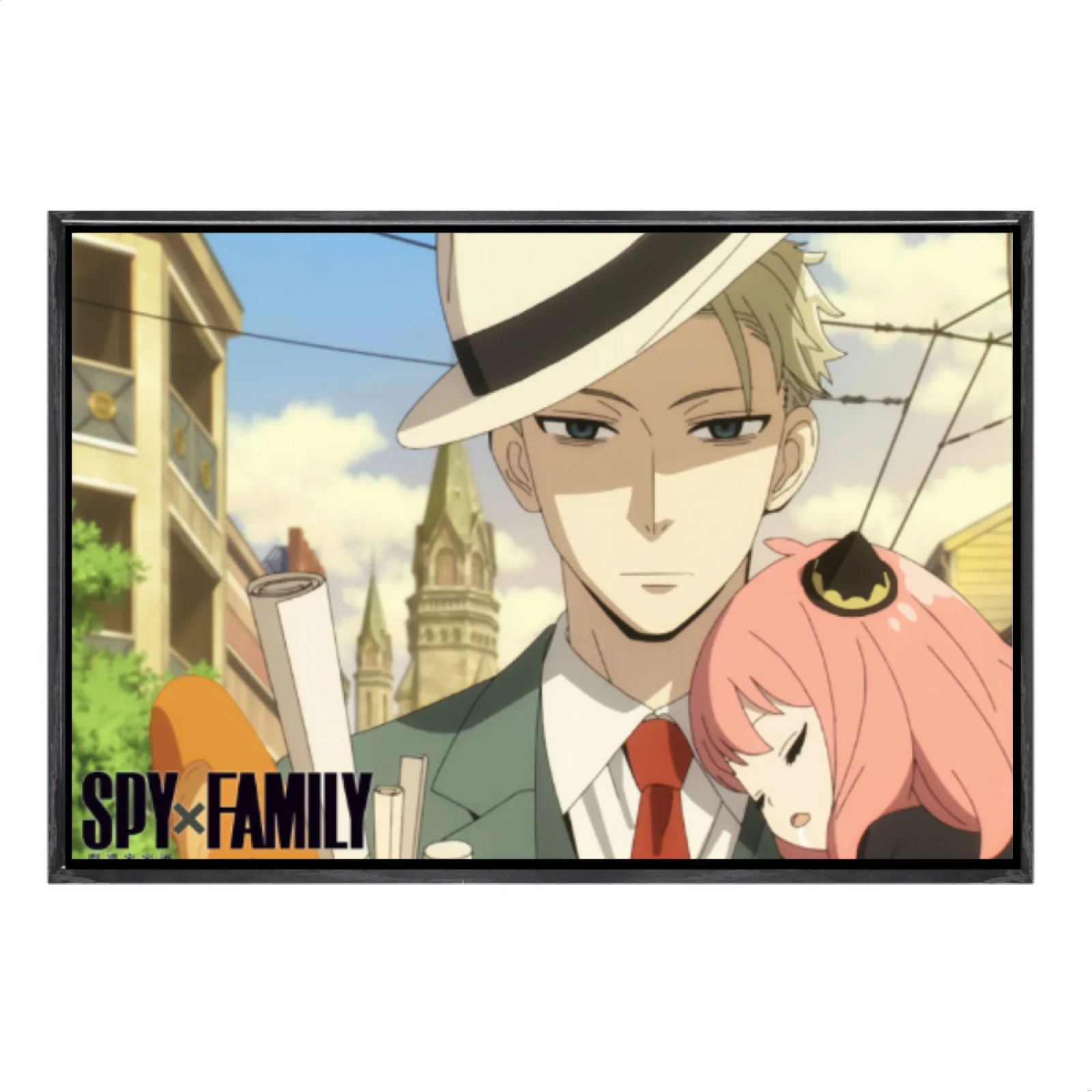 

Японская манга, многоразмерный холст, постер в двойной рамке, настенное искусство, домашний декор Spyx Family для гостиной, спальни