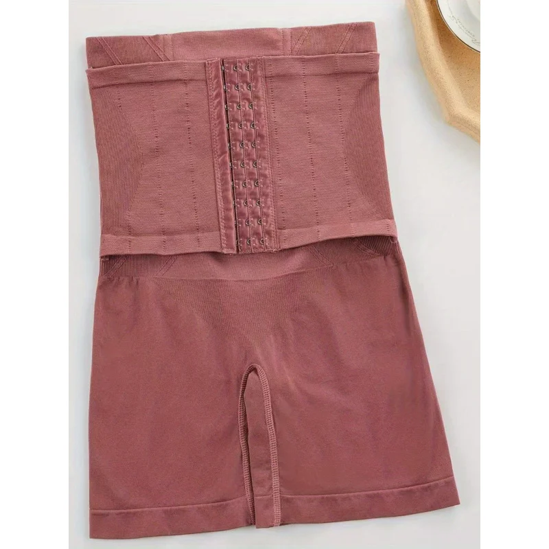 Women'S High-Waisted Tummy Control Shapewear Leggings - /Neutral Tummy Control Pants with Snap Button Closure